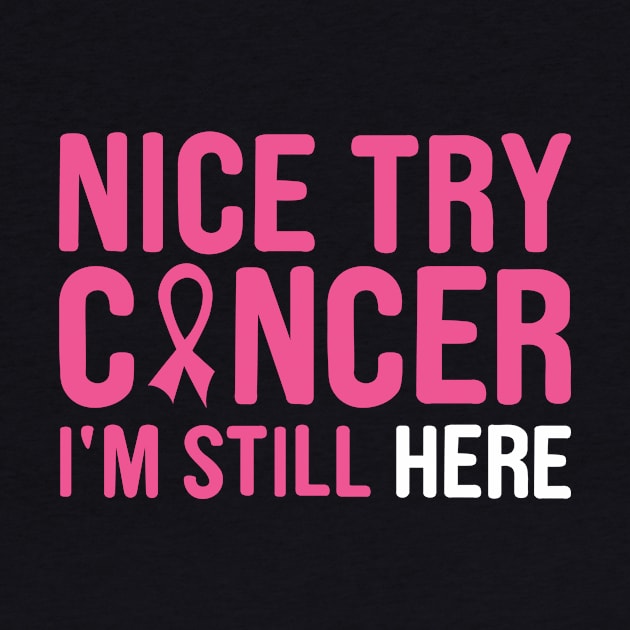 nice try cancer I'm still here by first12